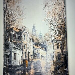 Old Town In Winter Scarf